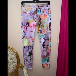Ted Baker Electric Daydream Floral Skinny Jeans